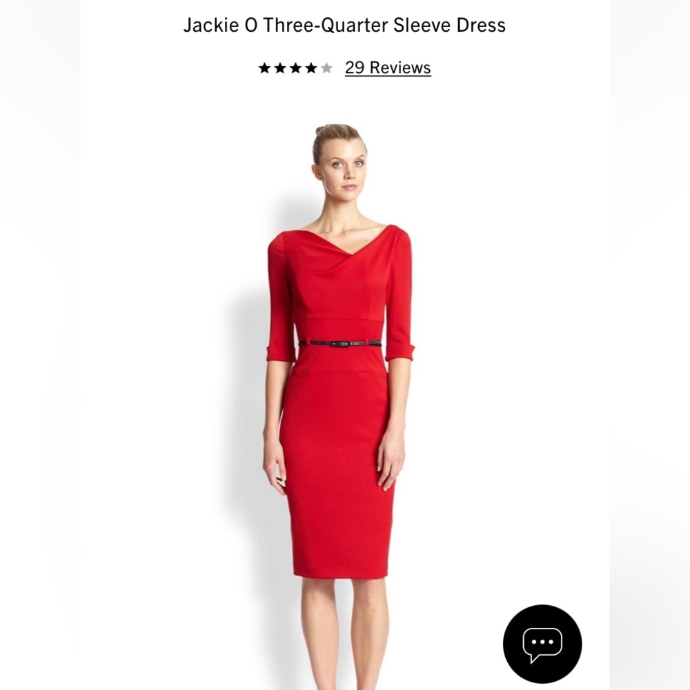 Beautiful black halo red dress , Jackie o dress reminds me of j crew elegant